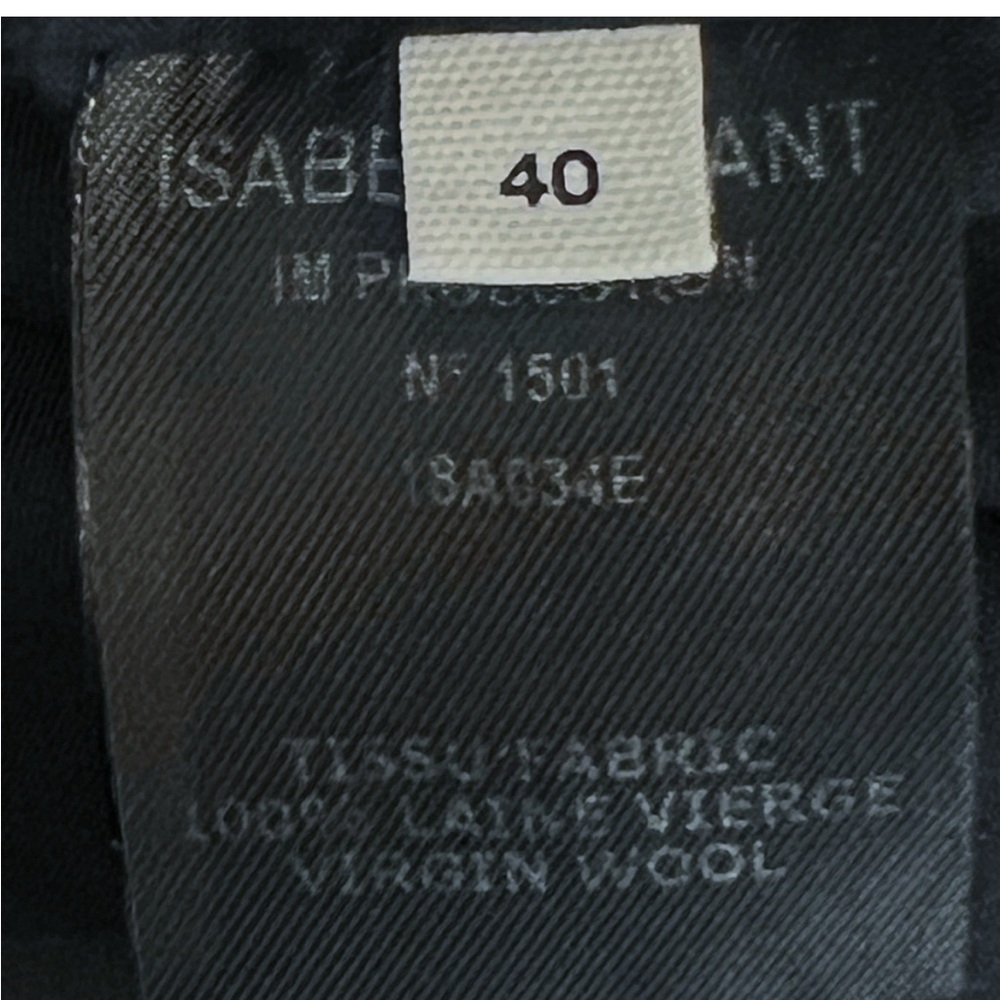 Etoile Isabel Marant Oria Mini Dress Navy - Picture 7 of 8